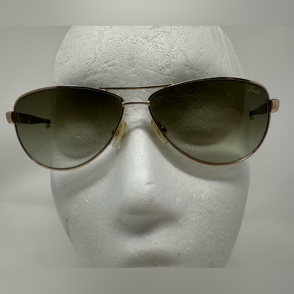 Smith Aviatrix Gold Tone Sunglasses Men’s Aviator Classic Summer Metal